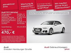 Arkonaweiß Gebraucht 2023 Audi S5 Cabriolet Ambiente Cabrio | 52.990 € (Guter Preis)