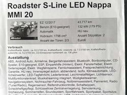 Gebraucht 2017 Audi TT Roadster Cabrio | 27.500 € (Etwas zu teuer)