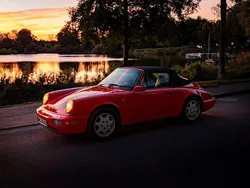 Rot Gebraucht 1991 Porsche 911 Carrera Cabriolet Cabrio | 104.950 €