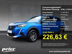 Blau (metallic) Gebraucht 2021 Peugeot e-2008 Active SUV | 17.940 € (Guter Preis)