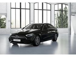 Schwarz obsidianschwarz metall Gebraucht 2025 Mercedes C300e AMG Limousine | 45.880 € (Superpreis)