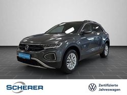 Indiumgrau metallic (metallic) Gebraucht 2024 VW T-Roc Life SUV | 21.200 € (Guter Preis)