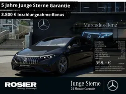 Schwarz / obsidianschwarz Gebraucht 2022 Mercedes EQS 53 AMG Premium Plus Limousine | 85.668 € (Fairer Preis)