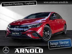 Rot (manufaktur patagonienrot) Gebraucht 2024 Mercedes EQE AMG 53 Premium Limousine | 73.950 € (Fairer Preis)