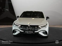 Weiß Gebraucht 2022 Mercedes EQE AMG 43 Premium Plus Limousine | 54.890 € (Etwas zu teuer)