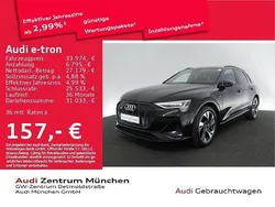 Brillantschwarz Gebraucht 2022 Audi e-tron Advanced SUV | 33.974 € (Etwas zu teuer)