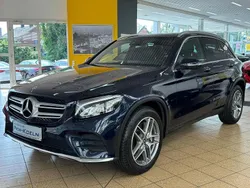 Blau Gebraucht 2018 Mercedes GLC250 AMG line SUV | 30.999 € (Etwas zu teuer)