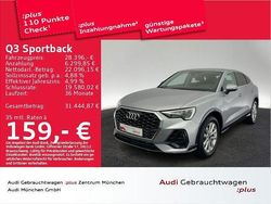 Silber Gebraucht 2023 Audi Q3 Sportback Performance SUV | 29.975 € (Superpreis)
