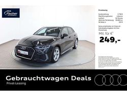 Schwarz Gebraucht 2024 Audi A3 Sportback S-Line Kleinwagen | 24.980 € (Guter Preis)
