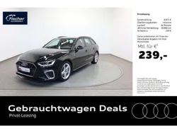 Schwarz Gebraucht 2024 Audi A4 S-Line Kombi | 44.940 € (Fairer Preis)