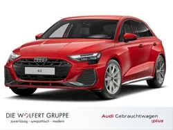 Rot Gebraucht 2024 Audi A3 Sportback S-Line Limousine | 32.755 € (Fairer Preis)