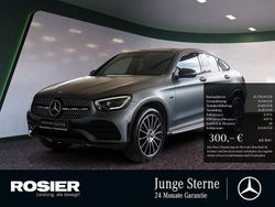 Grau / selenitgrau magno (metallic) Gebraucht 2021 Mercedes GLC300e AMG Coupé | 45.750 € (Etwas zu teuer)