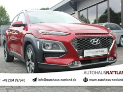 Pulse red / mic Gebraucht 2019 Hyundai Kona Premium SUV | 18.950 € (Fairer Preis)