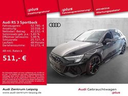 Mythosschwarz metallic Gebraucht 2022 Audi RS3 Sportback Ambiente Kleinwagen | 53.950 € (Fairer Preis)