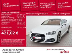 Gletscherweiß metallic Gebraucht 2019 Audi A5 Sport Coupé | 35.900 €