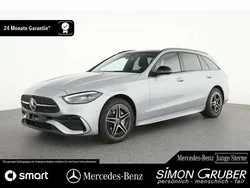 Lack hightechsilber (metallic) Gebraucht 2024 Mercedes C300e AMG Kombi | 48.900 € (Fairer Preis)