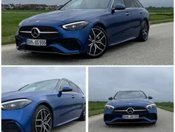 Blau Gebraucht 2022 Mercedes C300 AMG line Kombi | 42.250 € (Teuer)