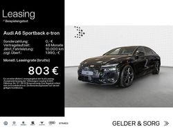 Schwarz Neu 2025 Audi A6 e-tron S-Line Limousine | 84.490 € (Fairer Preis)