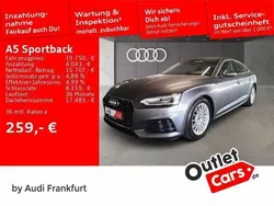 Monsungrau metallic/monsungrau metallic Gebraucht 2019 Audi A5 Sportback Design Limousine | 19.750 € (Superpreis)