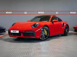 Indischrot Gebraucht 2020 Porsche 911 Turbo S Sport Coupé | 199.950 € (Etwas zu teuer)