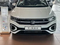 Weiß Gebraucht 2022 VW T-Roc Cabriolet R-line Cabrio | 33.500 € (Etwas zu teuer)