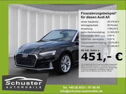 Schwarz Gebraucht 2024 Audi A5 Cabriolet Advanced Plus Cabrio | 38.979 €