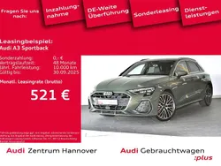 Distriktgrün metallic Gebraucht 2024 Audi A3 S-Line Limousine | 42.990 €