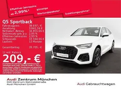 Ibisweiß Gebraucht 2022 Audi Q5 Sportback S-Line SUV | 38.697 € (Guter Preis)