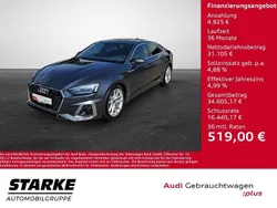 Daytonagrau perleffekt Gebraucht 2021 Audi A5 Sportback Ambiente Limousine | 35.930 € (Etwas zu teuer)