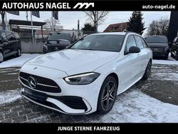 Unilack polarweiß Gebraucht 2024 Mercedes C300e AMG line Kombi | 39.989 € (Superpreis)