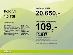 Rot Gebraucht 2024 VW Polo Life Limousine | 20.650 € (Fairer Preis)
