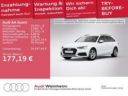 Gletscherweiß metallic Gebraucht 2023 Audi A4 Design Kombi | 26.491 € (Guter Preis)
