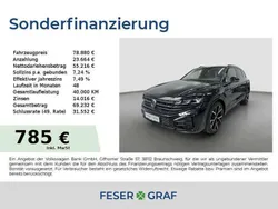 Grenadillschwarz metallic Gebraucht 2024 VW Touareg R-line SUV | 78.880 €