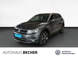 Indiumgrau metallic Gebraucht 2019 VW Tiguan Highline SUV | 29.430 € (Guter Preis)