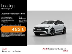 Weiß Gebraucht 2025 Audi Q4 Sportback e-tron S-Line SUV | 53.990 €
