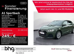 Grün Gebraucht 2024 Audi A1 Sportback Advanced Kleinwagen | 21.930 € (Guter Preis)