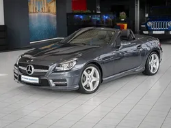 Tenoritgrau metalliclack Gebraucht 2013 Mercedes SLK350 AMG line Cabrio | 28.980 € (Fairer Preis)