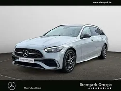 Alpingrauunilack Gebraucht 2024 Mercedes C300e AMG line Kombi | 51.890 € (Teuer)