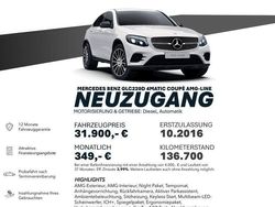 Weiß Gebraucht 2016 Mercedes GLC220 AMG line SUV | 31.900 €