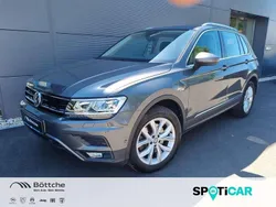 Indiumgrau metallic Gebraucht 2018 VW Tiguan Highline SUV | 22.980 € (Guter Preis)