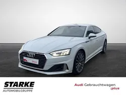 Weiß (gletscherweiß metallic) Gebraucht 2024 Audi A5 Sportback Advanced Limousine | 43.750 € (Etwas zu teuer)