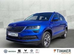 Blau (raceblau metallic) met. Gebraucht 2021 Skoda Karoq Clever SUV | 20.390 € (Guter Preis)