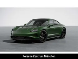 Oakgrünmetallic neo Gebraucht 2024 Porsche Taycan 4S Limousine | 128.000 €