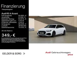 Gletscherweiß metallic Gebraucht 2024 Audi RS4 Ambiente Kombi | 84.980 € (Etwas zu teuer)