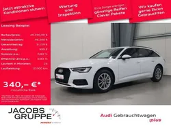 Gletscherweiß metallic Gebraucht 2024 Audi A6 Advanced Plus Kombi | 46.390 €