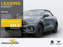 Blau Gebraucht 2022 VW T-Roc Cabriolet R-line Cabrio | 27.690 € (Guter Preis)