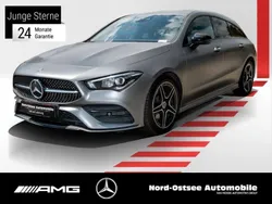 Grau Gebraucht 2019 Mercedes CLA200 Shooting Brake AMG Kombi | 25.990 € (Fairer Preis)