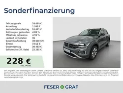 Indiumgrau metallic schwarz Gebraucht 2024 VW T-Roc Move SUV | 28.280 € (Superpreis)