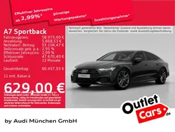 Mythosschwarz metallic Gebraucht 2023 Audi A7 S-Line Kleinwagen | 58.973 € (Etwas zu teuer)