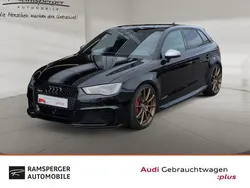 Schwarz (mythosschwarz metallic) Gebraucht 2016 Audi RS3 Sportback Design Kleinwagen | 36.880 € (Etwas zu teuer)